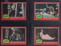 Trade cards, Topps Star Wars 2nd Series, red borders (set 66 cards) (gen gd)