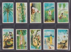 Trade cards, Poyser Sons & Crouchley Ltd, The Island of Ceylon (set 24 cards) (slight yellowing on