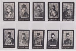 Cigarette cards, India, The South India Tobacco Mfg. Co, Actresses 'ALWICS' and Moslem Personalities