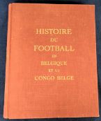 Football book, 'Histories Du Football en Belgique en au Congo Belge', previously in the ownership of