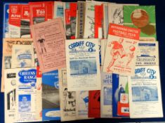 Football programmes, a selection of 60+, 1950/60's programmes inc. Rotherham v Doncaster 52/53,
