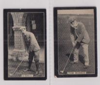 Cigarette cards, Smith's, Champions of Sport (Red Back), two cards, both 'Cup Tie' Cigarettes backs,