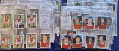 Trade cards, Football FKS Footballers 2 part sets 1975/76 (approx. 200 cards including Kevin Keegan)