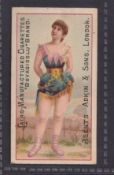 Cigarette card, Adkin's, Beauties 'PAC' ('Boyagioglu' wording), type card, ref. H2, picture no 11 (