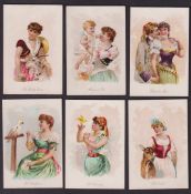 Cigarette cards, USA, Kimball, Household Pets, 'X' size (set, 25 cards) (some with slight faults &