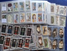 Cigarette & trade cards, 13 sets, Carreras Popular Personalities (oval including Donald Bradman