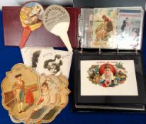 Advertising, a selection of 33 inserts and other items to include Comas Playing Cards cardboard