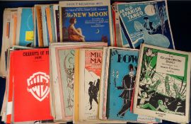 Entertainment, Sheet Music, approx. 300 items of music dating from the 1950s and earlier to