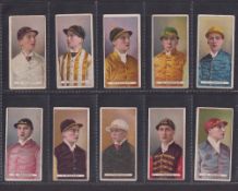 Cigarette cards, Lambert & Butler, Jockeys (With Frame, Different) (set, 10 cards) (1 with toning to