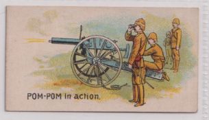 Cigarette card, Alberge & Bromet, Boer War & General Interest (Green, 'Bridal Bouquet'), type