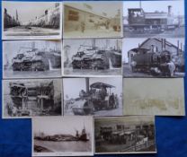Postcards, Hampshire, a Southampton Docks selection of 10 cards and photographs, RPs include S.