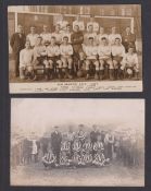Football postcards, New Brighton AFC, 1925-26, photographic squad postcard, sold with one other boys