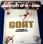 Boxing, Muhammad Ali, book 'GOAT' (Greatest of all Time), a tribute to Muhammad Ali, a large