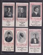 Trade cards, Edison Bell Portrait Gallery, 41 different paper issue cards (12 with pencil or ink