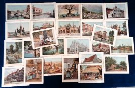 Trade cards, Van Houten, World Views, 'XL' size, English edition, 25 different cards, ref. VH3-2 (