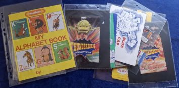 Trade card ephemera & albums, mixture of trade related ephemera, including 6 x Barratt retail box