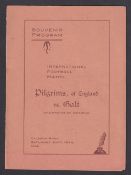 Football programme, small format, 4 page card programme from the Galt (Champions of Canada) v