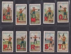 Cigarette cards, Cope's, Boys Scouts & Girl Guides (set 35 cards) (fair/gd)