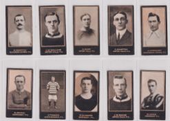 Cigarette cards, Smith's, Footballers with series title, 89 cards (80 with dark blue backs, 9 with