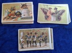 Trade cards, Liebig, 3 sets, French language unless stated below S72 Military Exercises in the Rain,