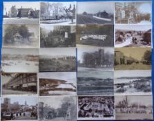 Postcards, a mixed collection of approx. 35 UK topographical and subject cards, topographical RPs