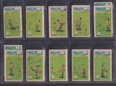 Cigarette cards, Canada, ITC, Smokers Golf cards (set 127 cards), mixed printings frame and no frame