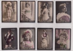 Cigarette cards, South America, Malagrida, Photo Series 3, Series C, Actresses, (Plain back,