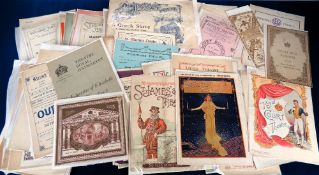 Theatre Programmes, approx. 200 programmes dating from the 1870s to the 1930s, mainly London but