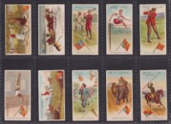 Cigarette cards, Wills Sports of all Nations (set 50 cards) including Baseball, Golf, WG Grace