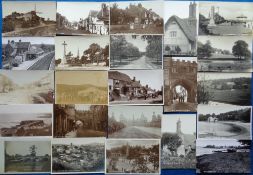 Postcards, a mixed UK topographical selection of approx. 46 cards, with RPs of Bere Ferrers