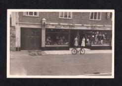 Postcard, Social History, RP, Durston, Pharmacy & Fruit Shop, Northamptonshire (vg)