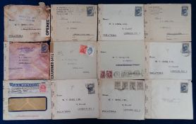 Postal History, Argentina, a small collection of envelopes sent from various companies to W.T