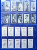 Cigarette cards, 11 sets all by Godfrey Phillips, Film & Cinema related, Cinema Stars plain backs (