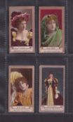 Cigarette cards, Henry Archer & Co, Actresses 'FROGA A', three cards, Ida Rene (with hat), Millie