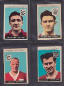 Trade cards, A&BC Gum, Footballers 1958 with the Planet token (set 46 cards) includes Bobby Charlton