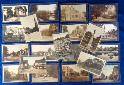 Postcards, Surrey, a collection of approx. 44 cards, with RPs of Weybridge and Woking (mostly