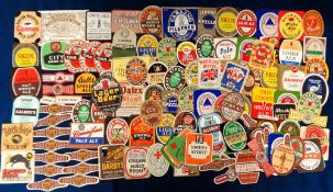 Beer labels, a collection of approx. 120 beer & neck labels, various ages & issuers inc. Adnams,