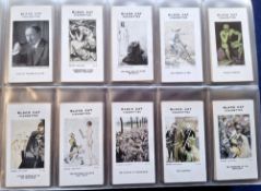 Cigarette cards, 10 Military related sets Carreras Raemakers War Cartoons (Black Cat), Wills (2)