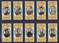Trade cards, Military, 5 sets, Ritchie Accountants (2), Heroes of the Zulu Wars (25 cards), Zulu War