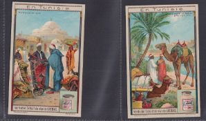 Trade cards, Liebig, S1105 In Tunisia, French language (set 6 cards) (gd/vg)