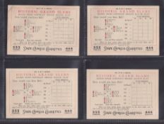 Cigarette cards, Ardath, Historic Grand Slams (Bridge), 'X' size (set, 25 cards) (gd/vg)