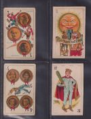 Trade cards, Spain, Chocolate Amatller, Cinema Aces, Playing cards, artist drawn cards including