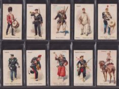 Cigarette cards, Wills Soldiers of the World (no ltd) (set 101 cards) including England Drummer