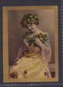 Cigarette card, T.E. Yeomans, Beauties, 'M' size, type card, ref. H284, picture no 19 (gd) (1)