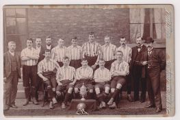 Football photograph, Sheffield Utd, 1899, a scarce cabinet card by Redfern of Sheffield showing team