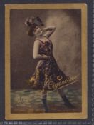 Cigarette card, T.E. Yeomans, Beauties, 'M' size, type card, ref. H284, picture no 6 (gd) (1)