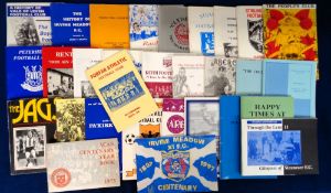 Scottish Football Booklets, a collection of 30 Club booklets, Histories, Centenaries, Handbooks
