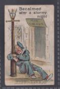 Cigarette card, Redford & Co, Nautical Expressions, type card, 'Becalmed after a Stormy Night' (