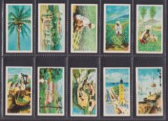 Trade cards, Conqueror Tea Tray & New Tips Tea, The Island of Ceylon (set 24 cards) (gd/vg)