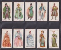 Cigarette cards, Ogden's British Costumes from 100BC to 1904 (set 50 cards) (a few with slight